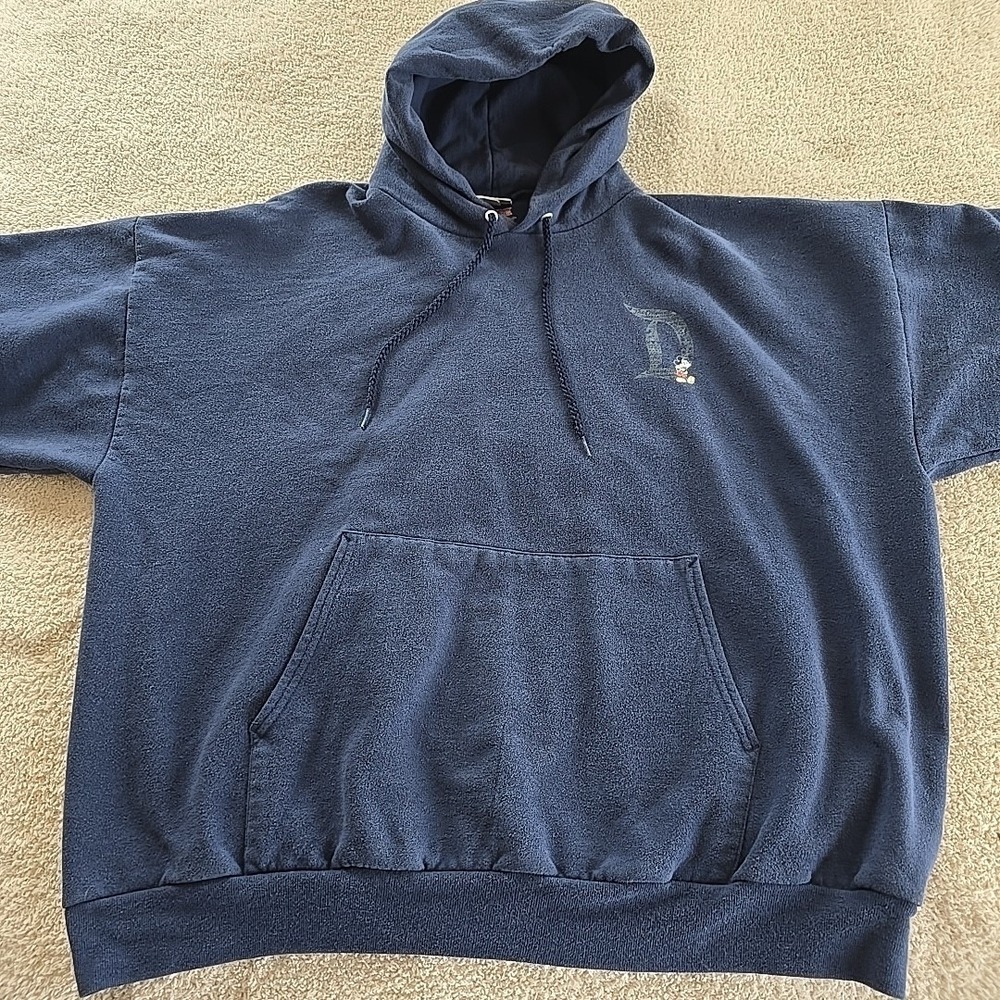 Disney Parks Hanes Mickey Mouse Disneyland Resort Hoodie Size 3XL Blue - Picture 4 of 10